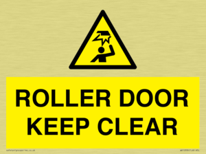 ROLLER DOOR KEEP CLEAR